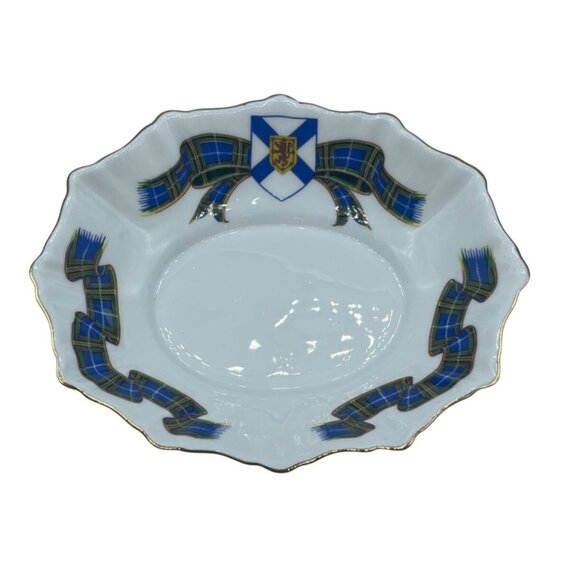 Royal Albert Trinket Dish Nova Scotia Tartan Bone China England Small Bowl - Picture 1 of 5